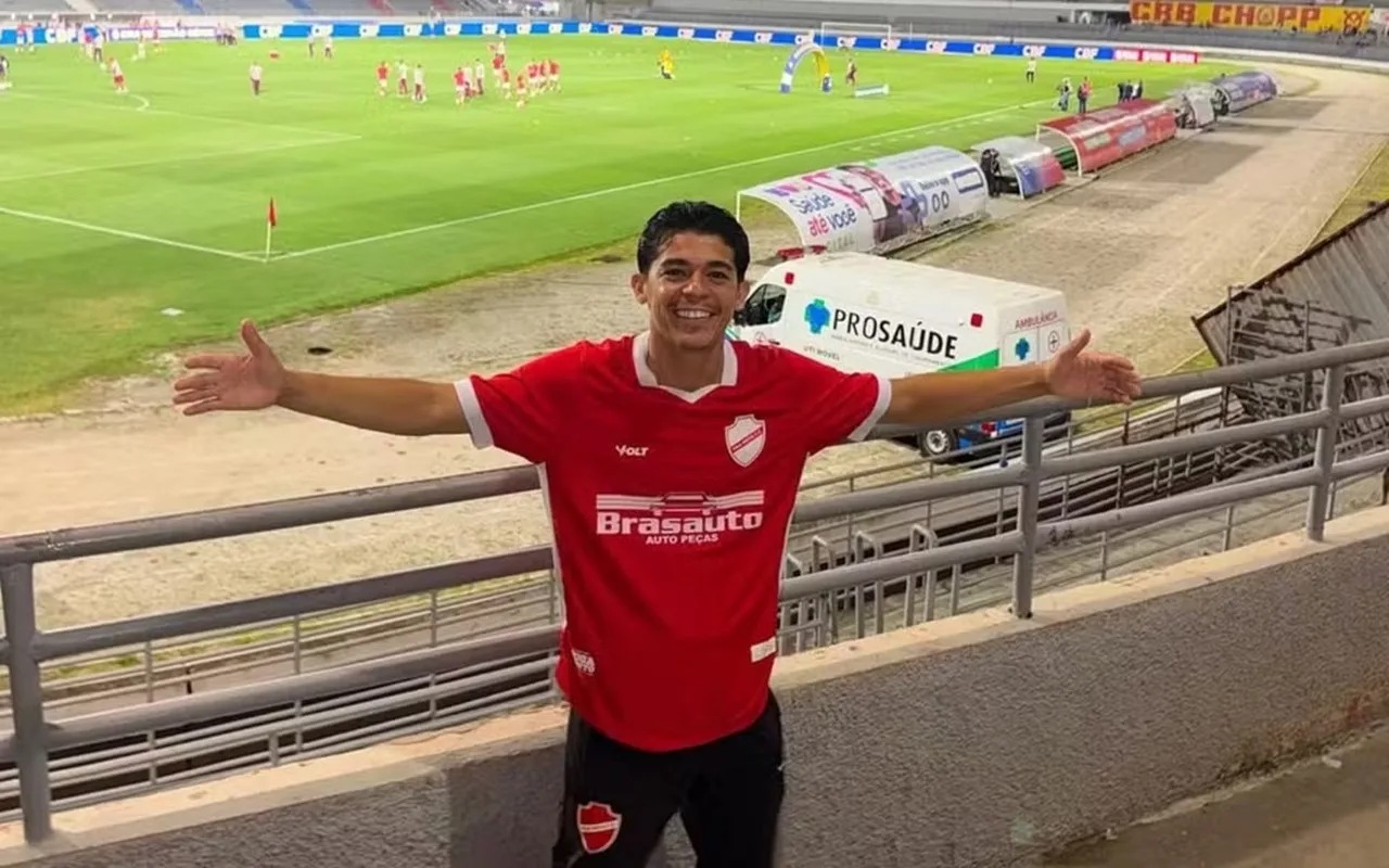 Composição visual relacionada ao caso de deportação do influenciador dos EUA