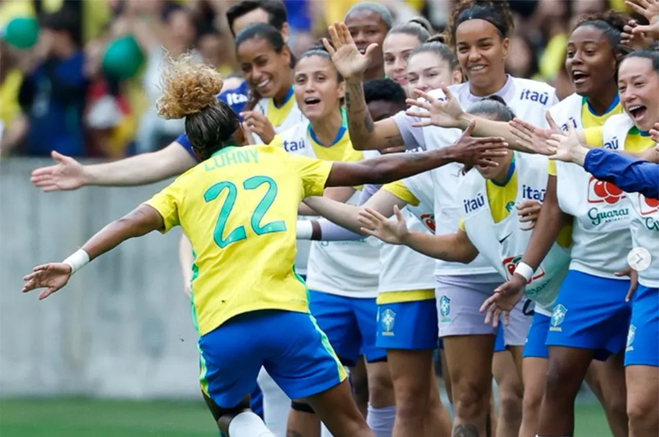 Brasil x Argentina -Amistoso da Seleção Brasileira de futebol feminino