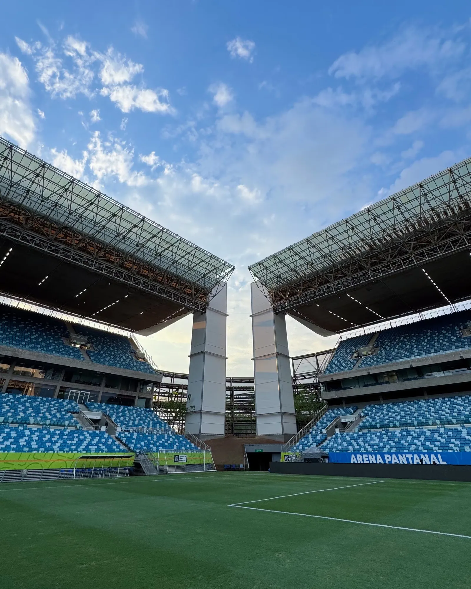 Arena Pantanal em Cuiabá, estádio onde Cuiabá enfrenta Avaí pela Série B